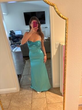 Mermaid fairy core long dress